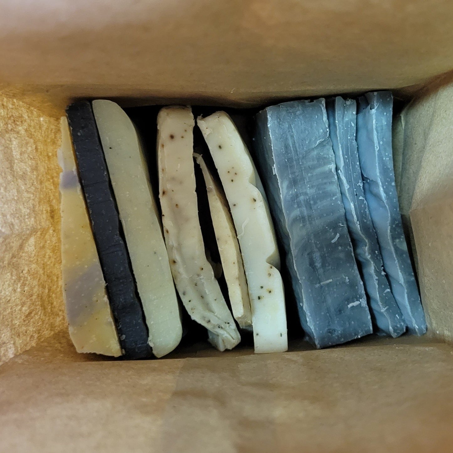 1 pound bulk soap scraps bag - CakeFaceSoaping