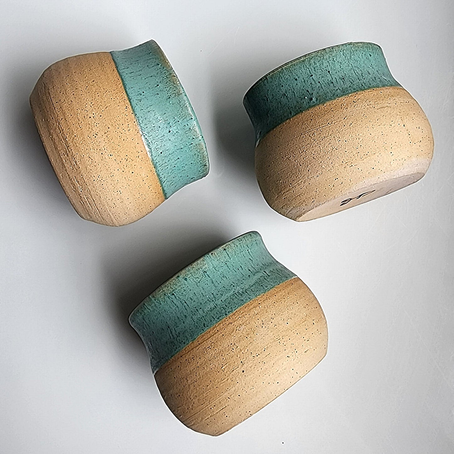 Turquoise Clay Vessel