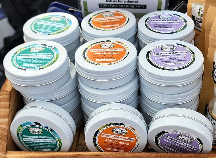 Compressed Towels - Lavender Patchouli