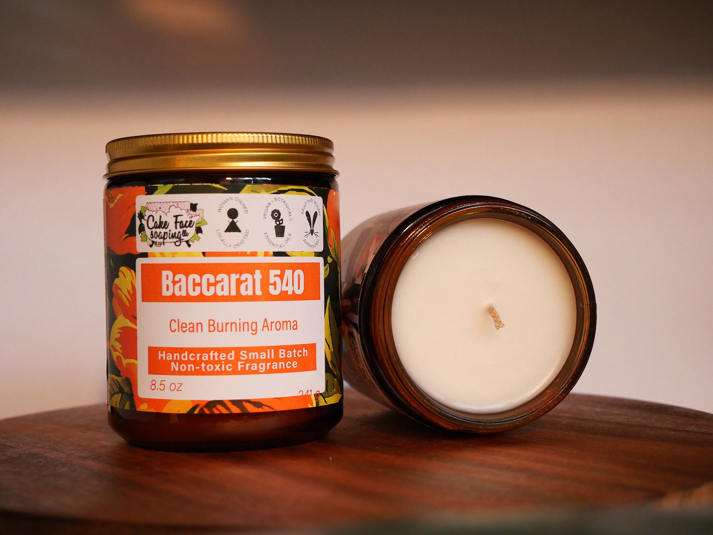 Baccarat 540 Safe Fragrance Oil Coconut Wax 8.5 oz Candle