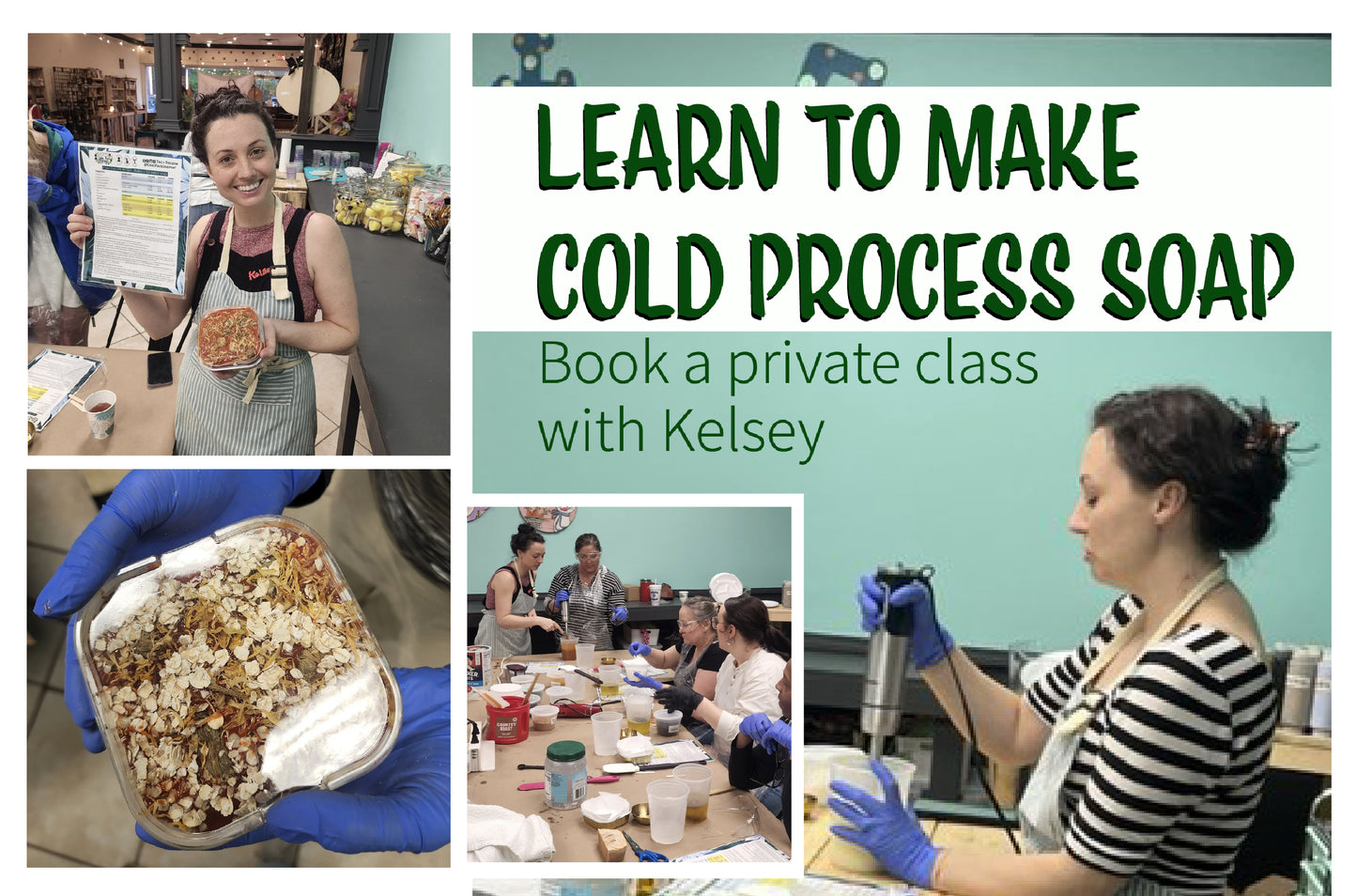 Cold Process Soap Class - May 11th (Mother's Day)