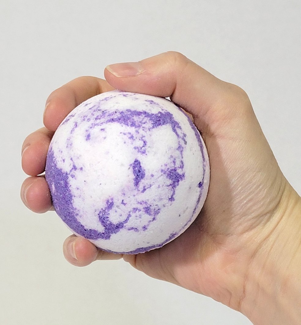 Bath Bomb - Lavender Patchouli - CakeFaceSoaping