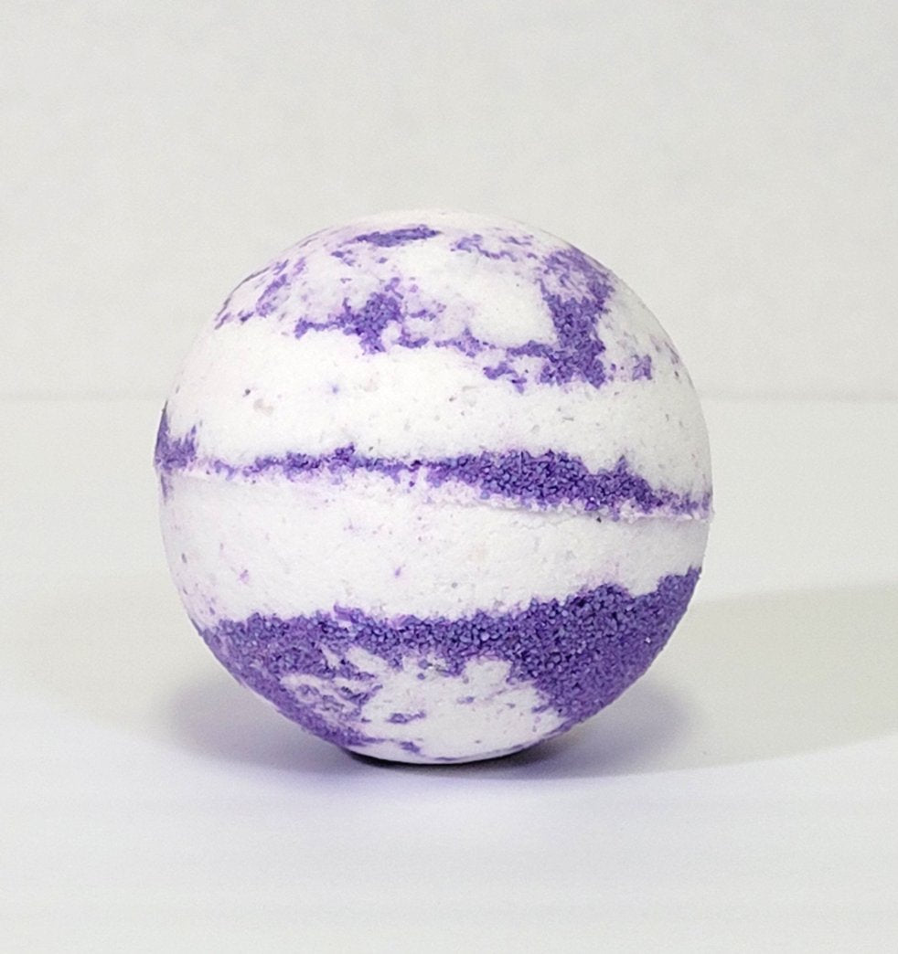 Bath Bomb - Lavender Patchouli - CakeFaceSoaping