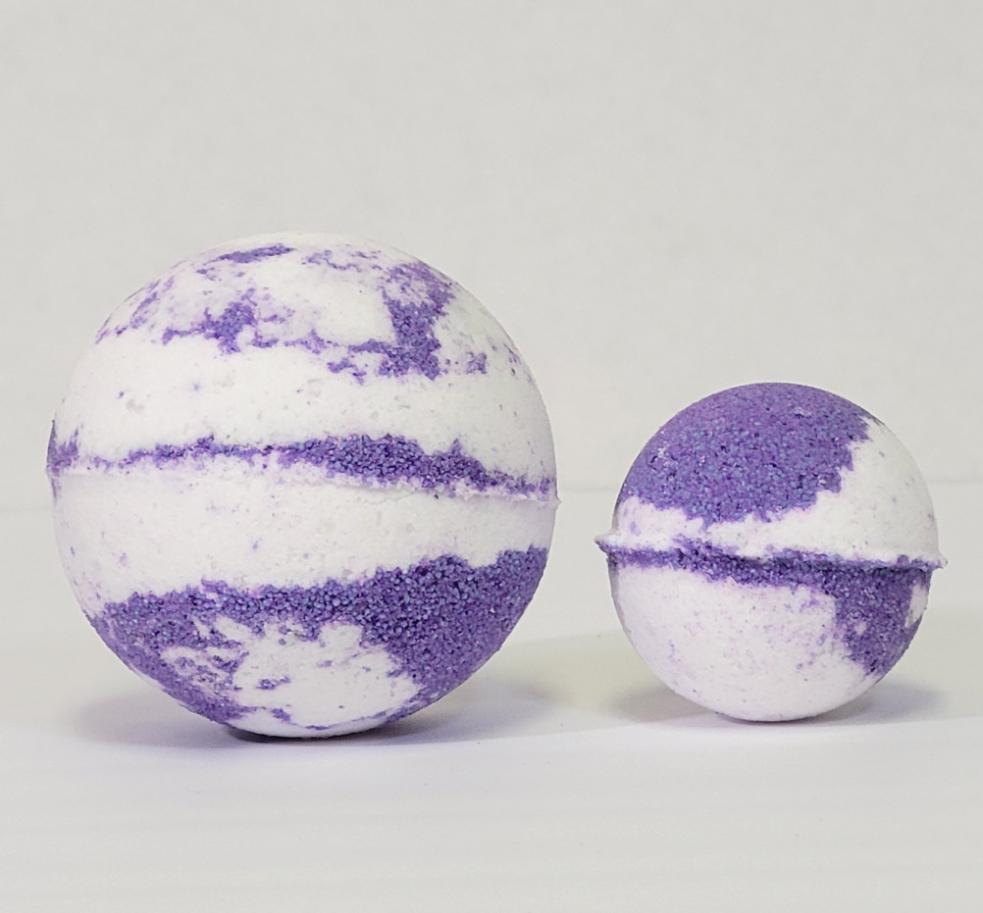 Bath Bomb - Lavender Patchouli - CakeFaceSoaping
