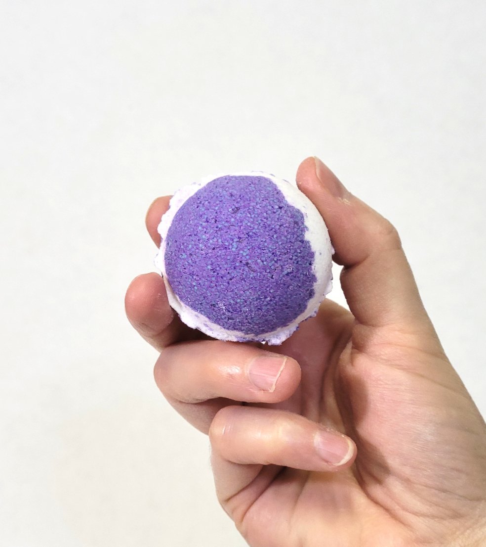 Bath Bomb - Lavender Patchouli - CakeFaceSoaping
