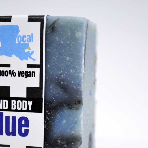 Black & Blue Bar Soap – with Shea butter for added moisture - CakeFaceSoaping