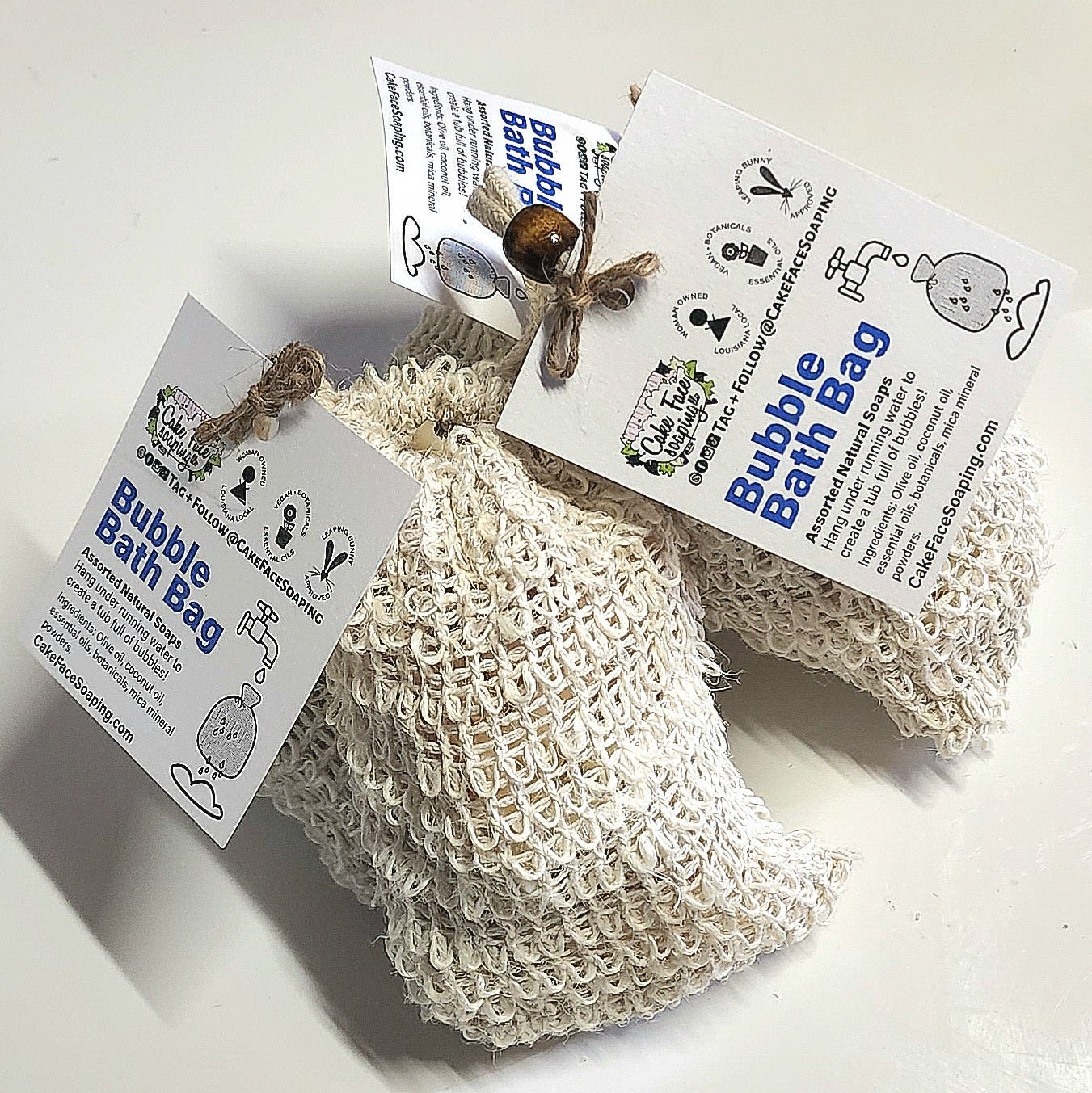 Bubble Bath Bag - CakeFaceSoaping