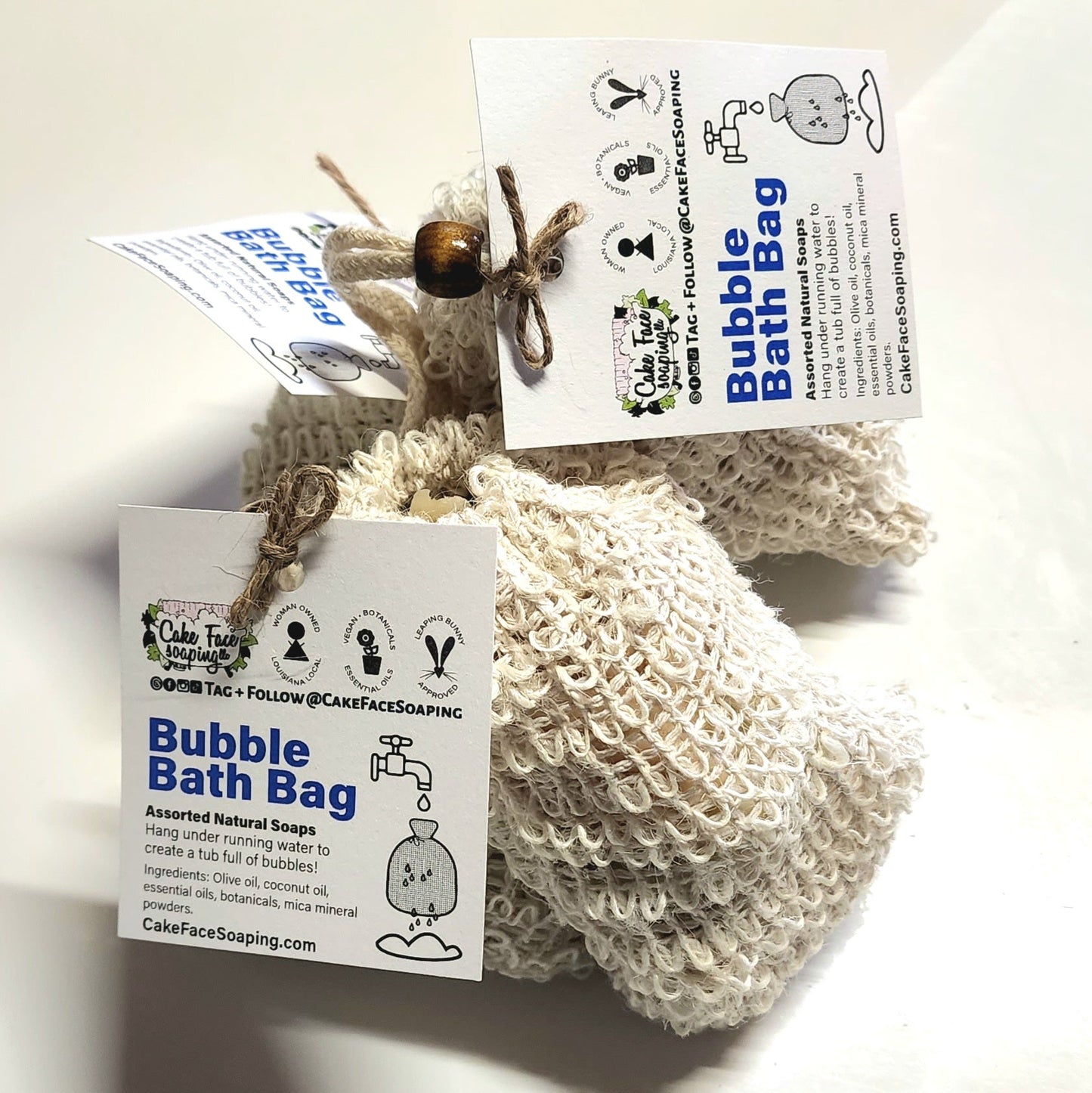 Bubble Bath Bag - CakeFaceSoaping