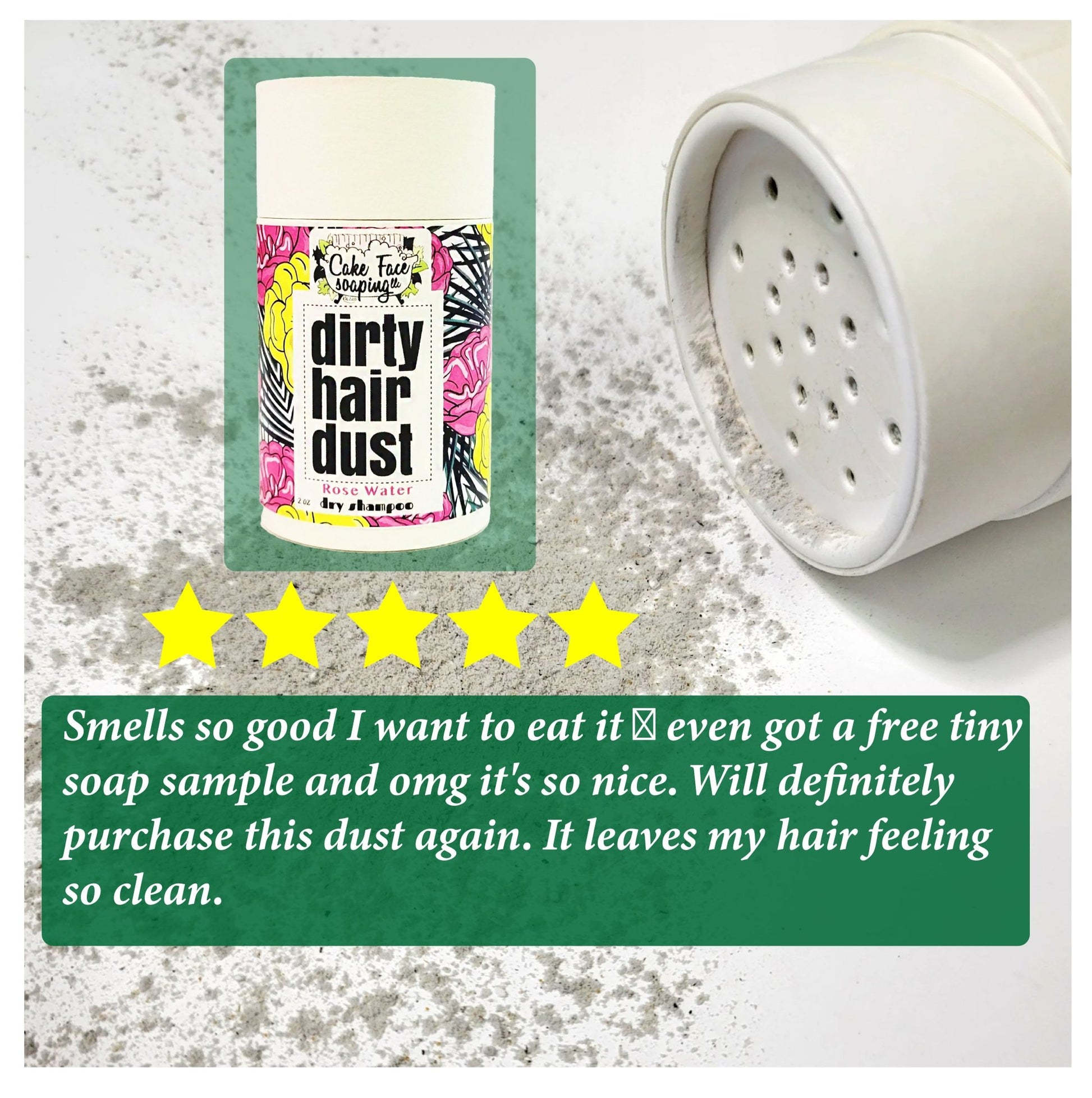 Dry Shampoo - Rose Water - CakeFaceSoaping