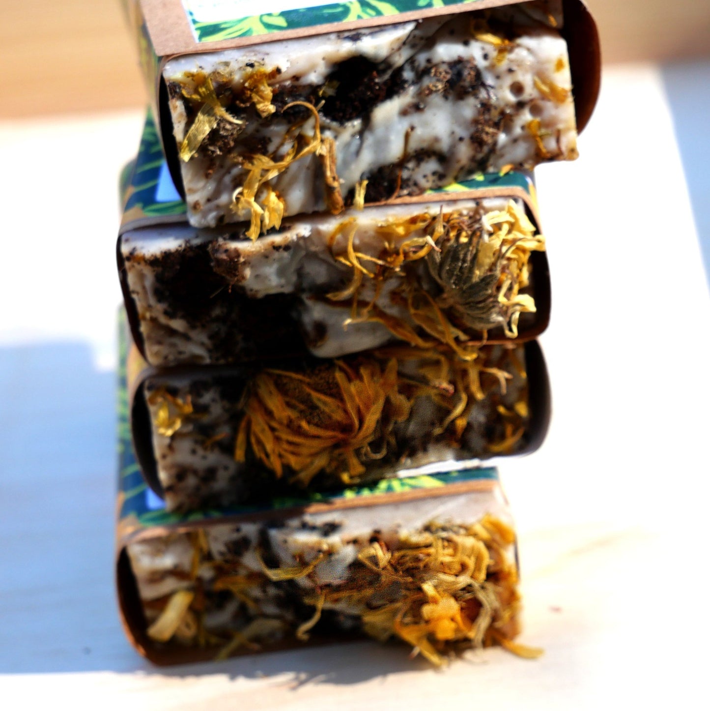 Gardener Bar Soap – Rosemary, Peppermint, Spearmint, and Lavender with scrubby botanicals - CakeFaceSoaping