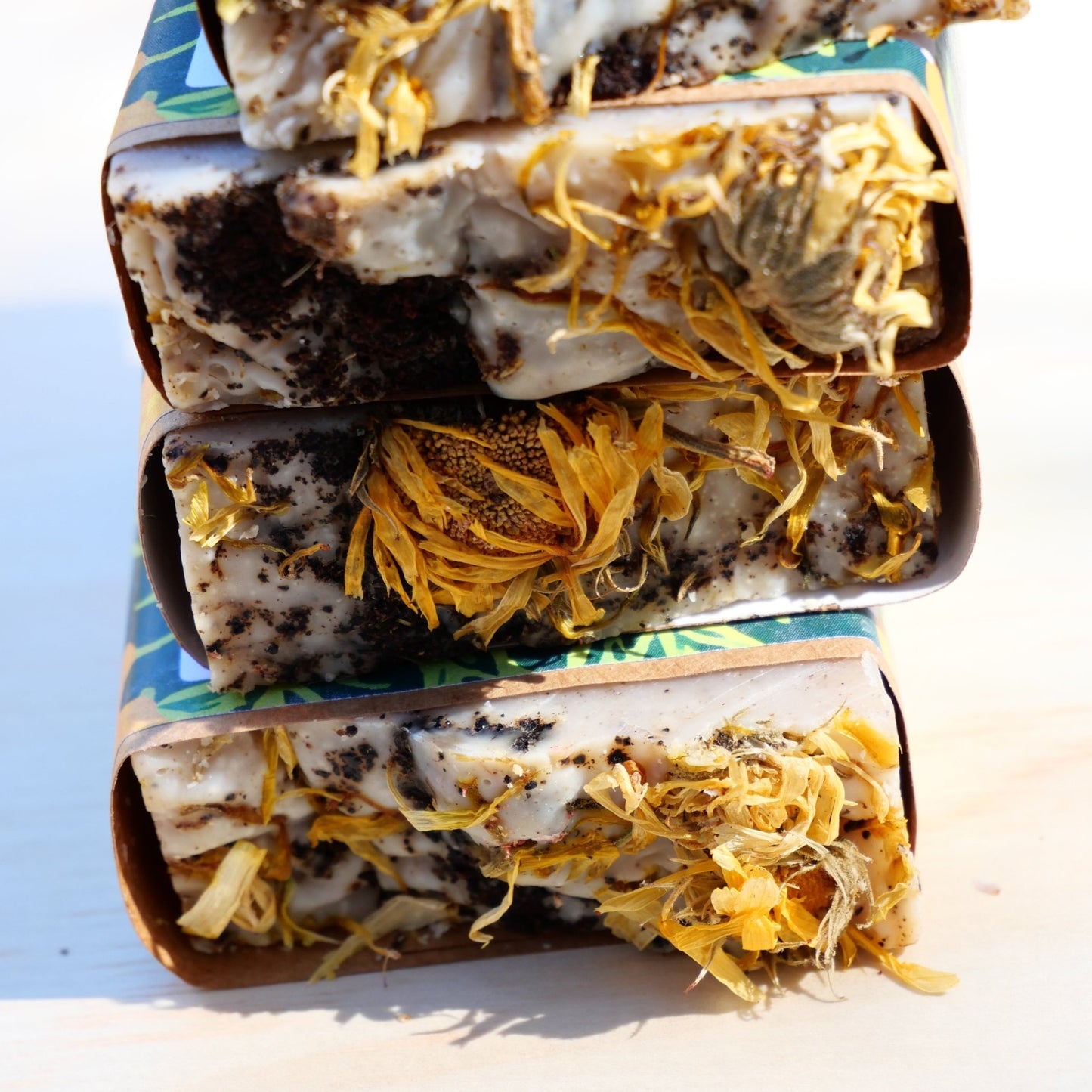 Gardener Bar Soap – Rosemary, Peppermint, Spearmint, and Lavender with scrubby botanicals - CakeFaceSoaping
