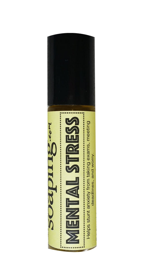 Mental Stress Roll - on Perfumed oil - CakeFaceSoaping