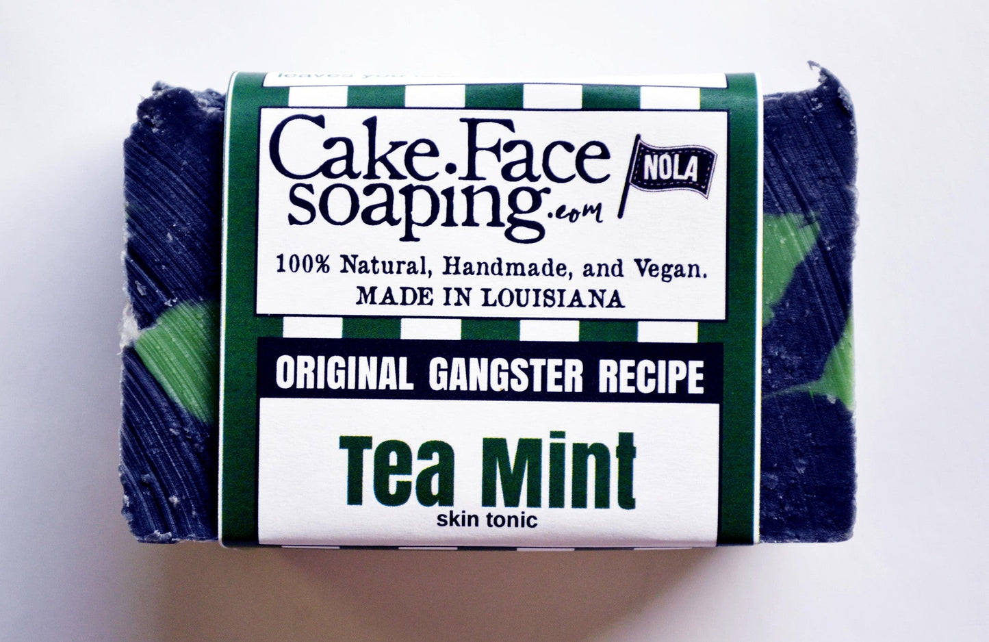 Tea Mint Bar Soap – deep cleans pores and cools skin - CakeFaceSoaping