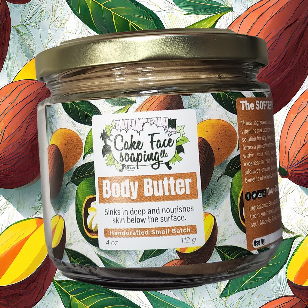 Whipped Body Butter made with Shea and Mango butters - CakeFaceSoaping