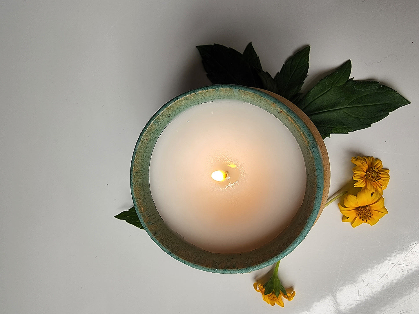 Turquoise Vessel Candle Collection (FULLY GLAZED)