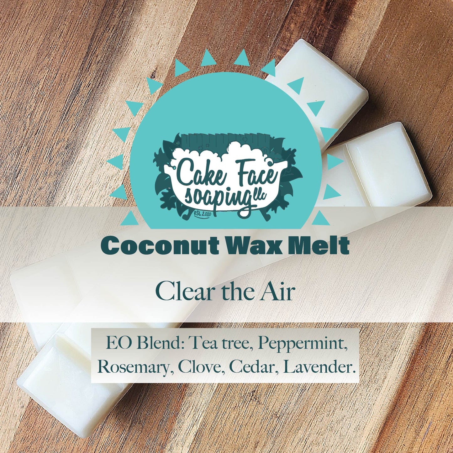 Wax Melt – Clear the Air (Charcoal Soap EO Blend)