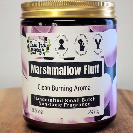 Marshmallow Fluff Safe Fragrance Oil Coconut Wax 8.5 oz Candle