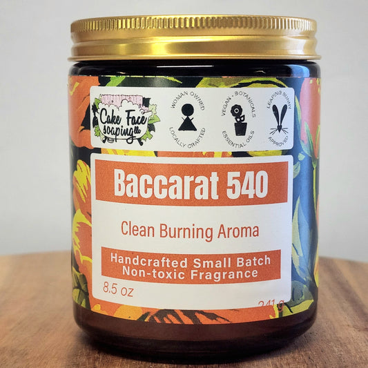 Baccarat 540 Safe Fragrance Oil Coconut Wax 8.5 oz Candle